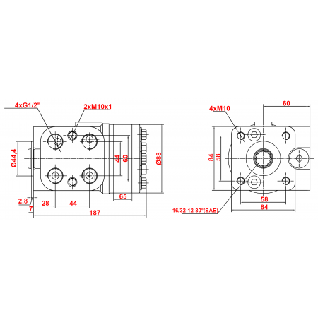 ORBITROL OSPC 500 ON WAŁEK 165 mm BIZON URSUS